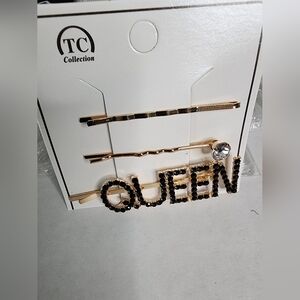 Crystal Hair Pin Set | QUEEN